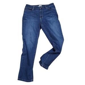 LL Bean Classic Fit Jeans Women's 10 Blue Large Indigo Wash
